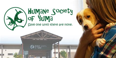 Yuma county humane society - Our adoption center is open Monday Through Saturday from 10am until 6pm except for Wednesday when we open at 1pm. Dog interactions will take place until 5pm and the last adoption begins at 5:30pm. We have a few requirements you must meet before adopting a new companion. To be considered as an adopter today, you must: Be at least 18 years of …